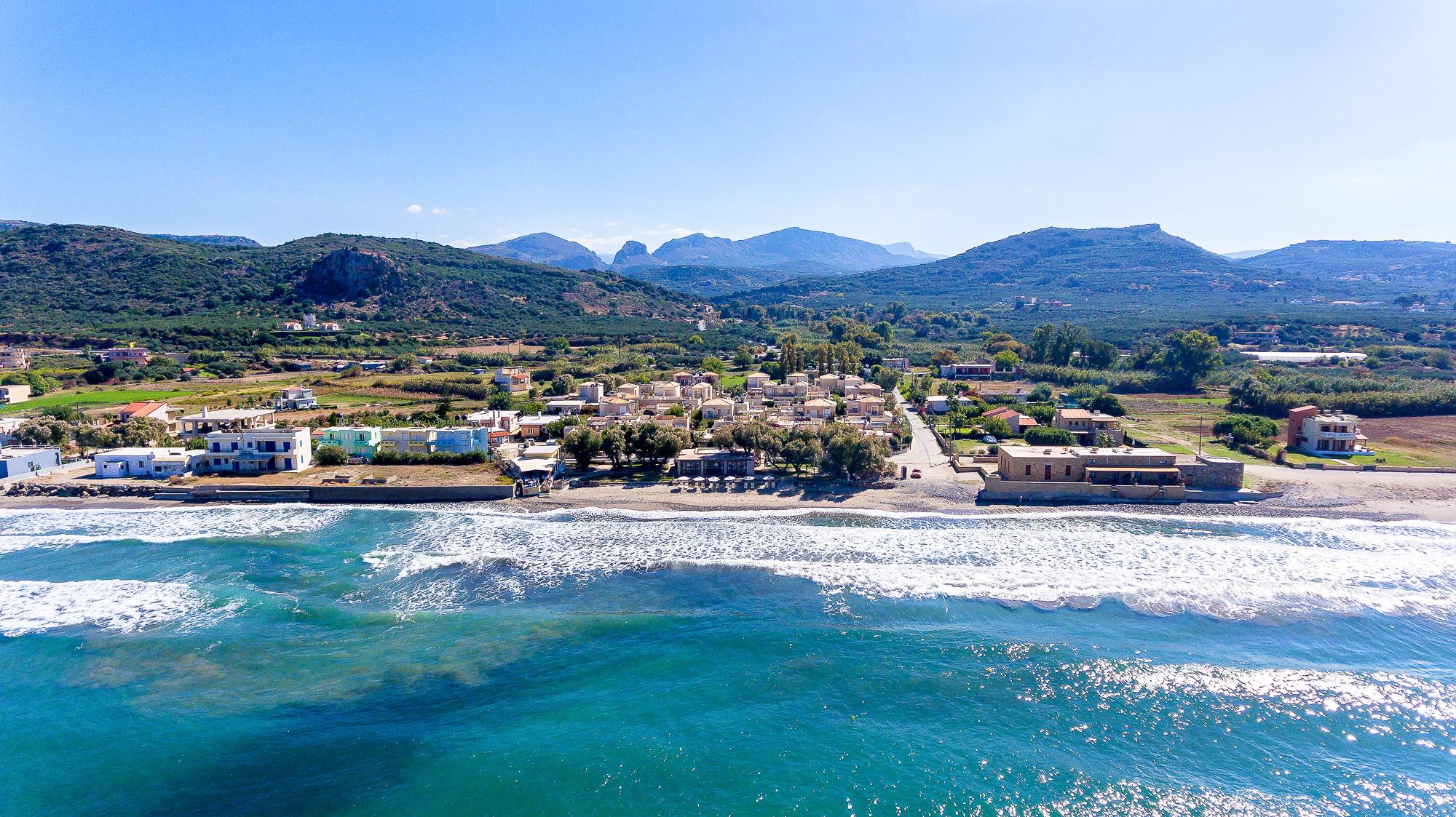 Azure Beach Kíssamos Eksteriør bilde
